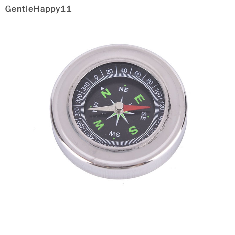 Gentlehappy 1pc 60mm metal stainless steel portable compass student Kompas Olahraga Luar Ruangan id