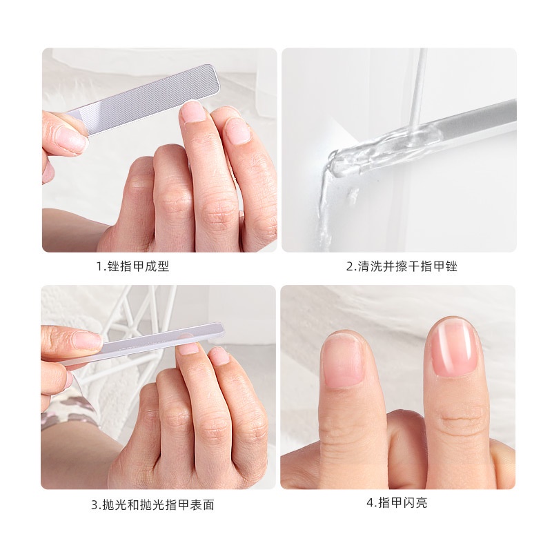 Asahan Kuku Kikir Kuku Kaca Pengkilap Nail File Buffer Shiner Meni Pedi MALL SHOPPING