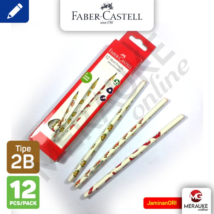

Pensil Faber Castell 2B Motif Sea Creatures (Satuan)