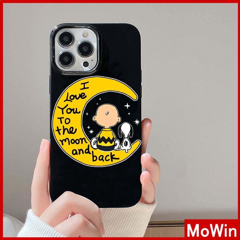 Case iPhone 14 Pro max iPhone Case Hitam Glossy TPU Lembut Tahan Guncangan Perlindungan Kamera Lucu Kartun Anak-anak Kompatibel dengan iPhone 13 Pro max 12 Pro Max 11 xr xs max 7Plus 8Plus