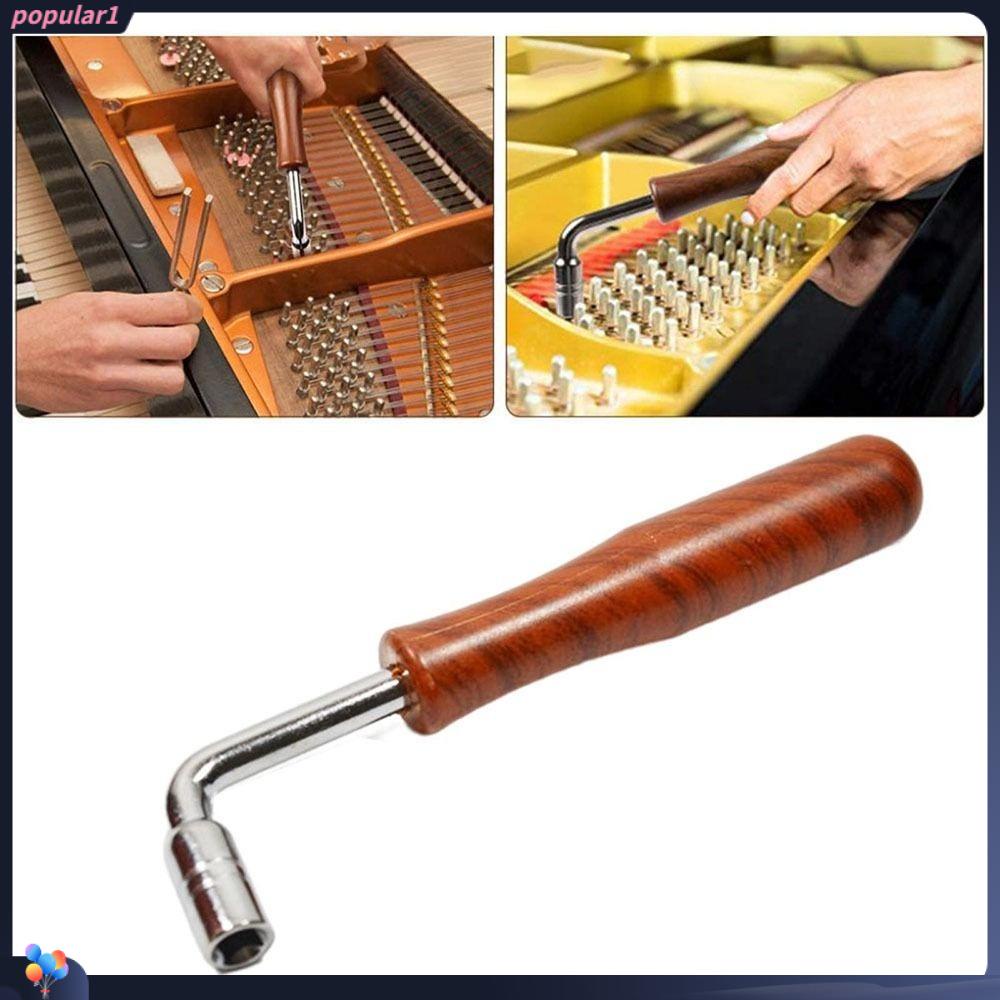 POPULAR Populer Piano Tuning Lever Perawatan Alat Musik Guzheng Tuning Lever Spanner Tuning Hammer