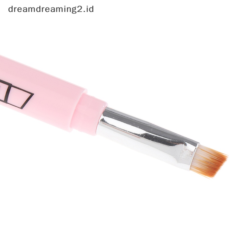 (drea) 4in1 Kuas Makeup Portable Kuas Bibir Eyeshadow Mini Pena Kosmetik Bisa Dilepas //