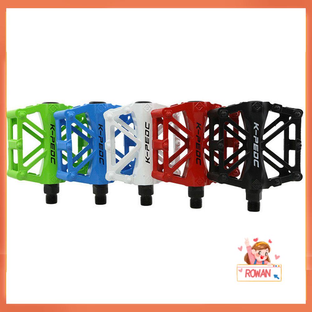 R-FLOWER Pedal Sepeda Paduan Aluminium Ultra-Ringan 3bantalan Pedal Aksesoris Bersepeda