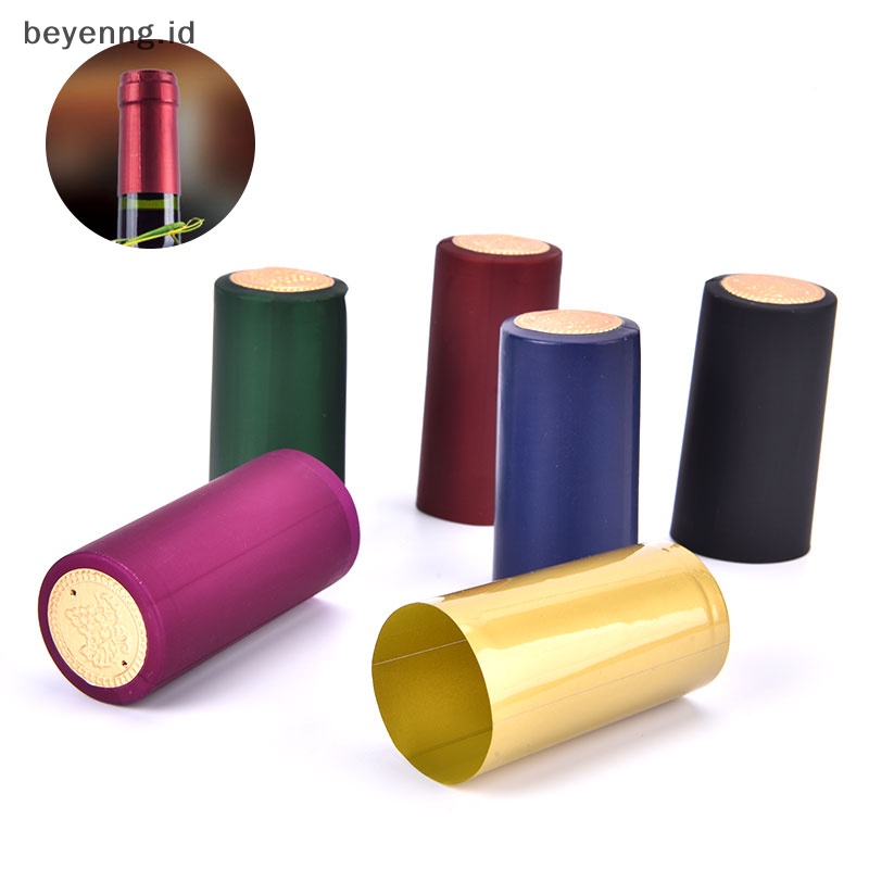 Beyen 100pcs Heat Shrink Film Sealing Cap Botol Anggur Film Wine Tutup Heat Shrinkable ID