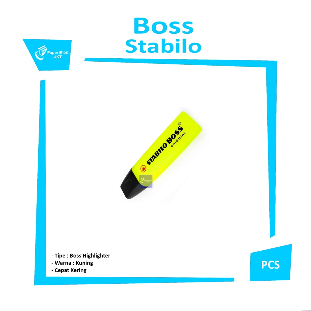 

STABILO BOSS - Highlighter Penanda Berwarna - Pcs