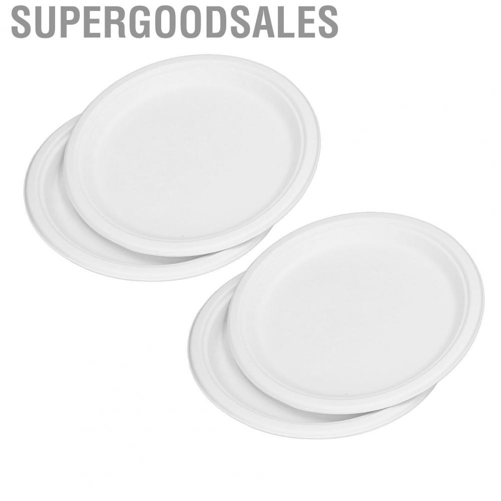 Supergoodsales Disposable Oval Paper Plates Freezerable for  Truck