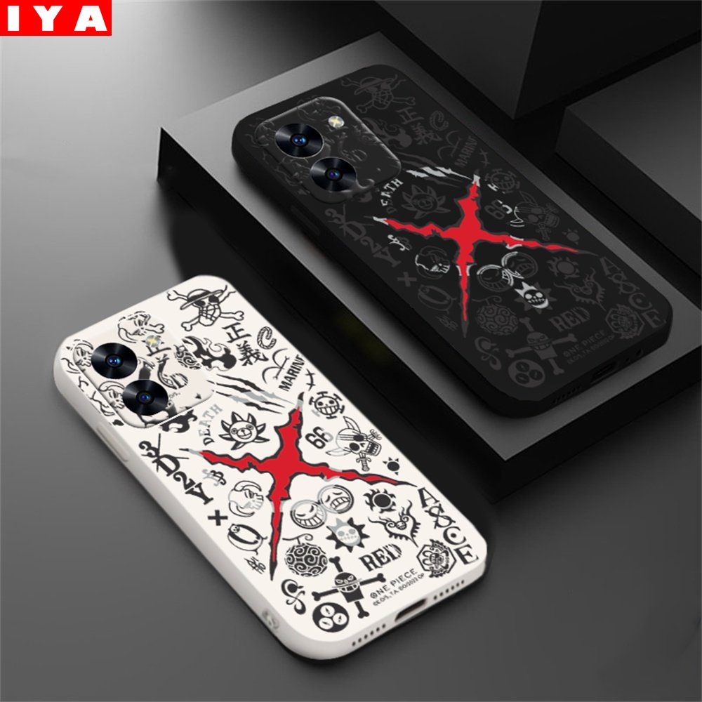 Soft Case VIVO Y36 Y02 V25 V25E Y16 Y35 Y33S Y21T Y21S Y33S Y22 Y91C Y1S Y85 V9 Y11 Y12 Y15 Y17 Y12S Y12A Y15S Y15A Y51 Y31 One Piece Label Fashion Sarung Telepon Silikon