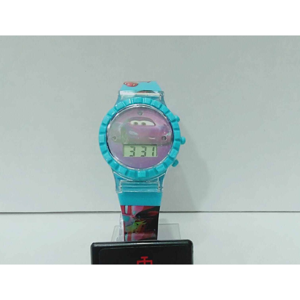 JAM TANGAN ANAK LAKI LAKI DIGITAL LAMPU MUSIK KARAKTER CAR 845