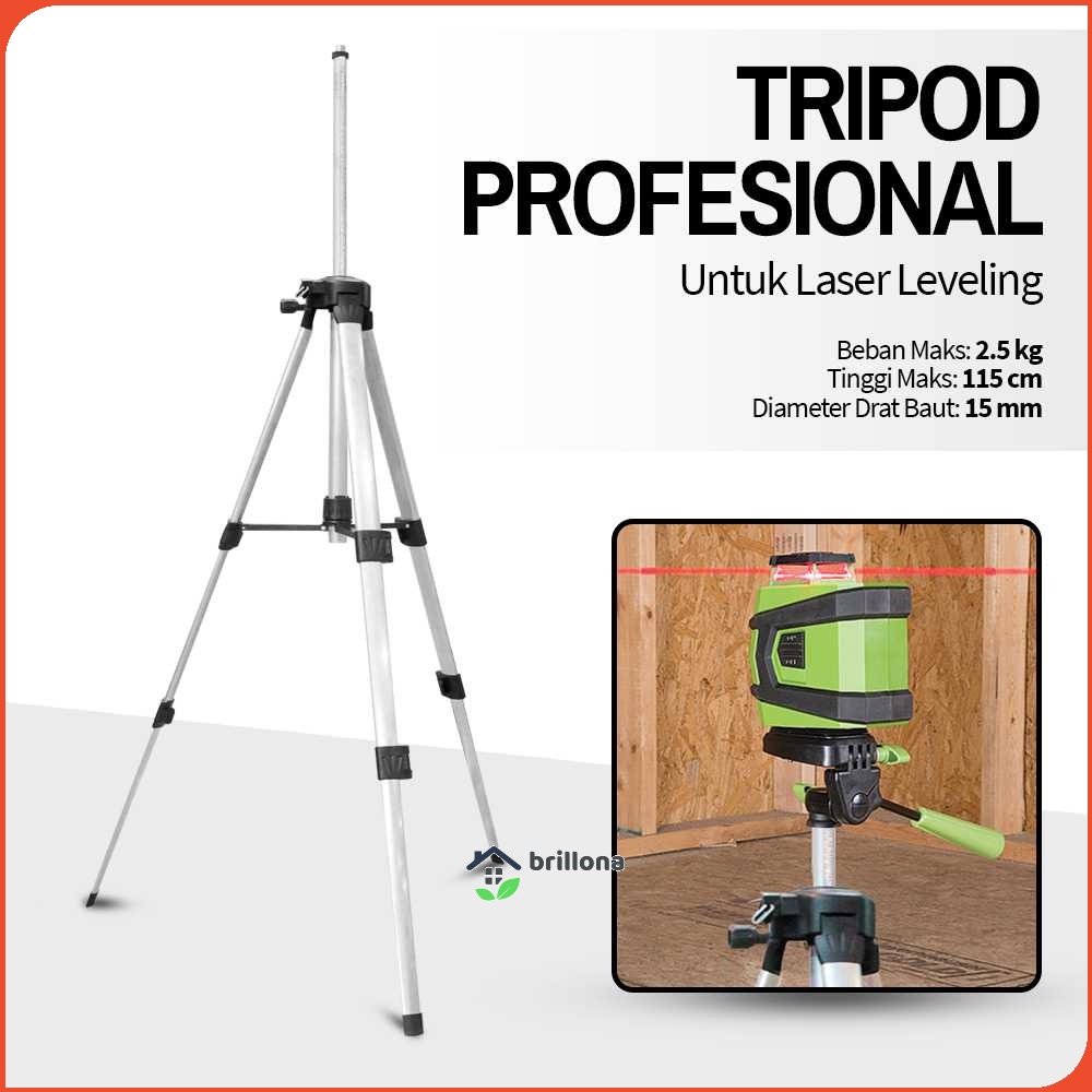 MILIBOE Tripod Profesional untuk Laser Leveling - T609