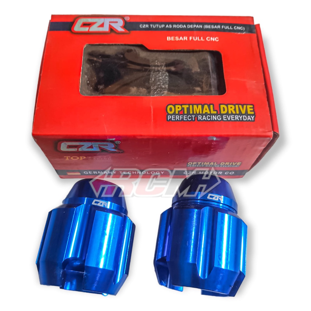 2 PCS CINCIN GARPU AS RODA JALU PELINDUNG DPN DEPAN BELAKANG BESAR JUMBO BIRU BLUE ANTI CRES CRASH KRAS KRES FRAME FULL CNC ORI ORIGINAL CRZ ASLI