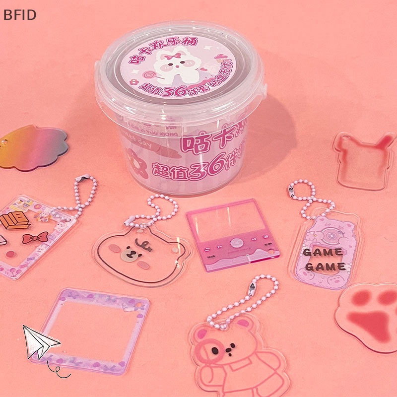 [BFID] 1set Full Set Bucket Stiker Kawaii Kpop Journal Tools Set Pinset Rantai Disc Decor Stiker Stiker Lucu Anak Gift Box Diary Dekorasi [ID]