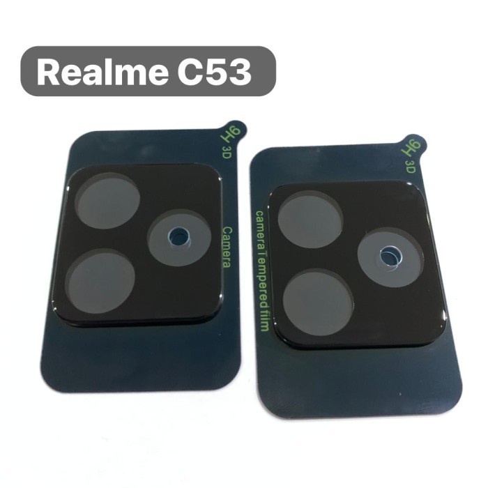 FULL FRAME 9H Realme C53/C55 Tempered Glass Camera Protector Pelindung