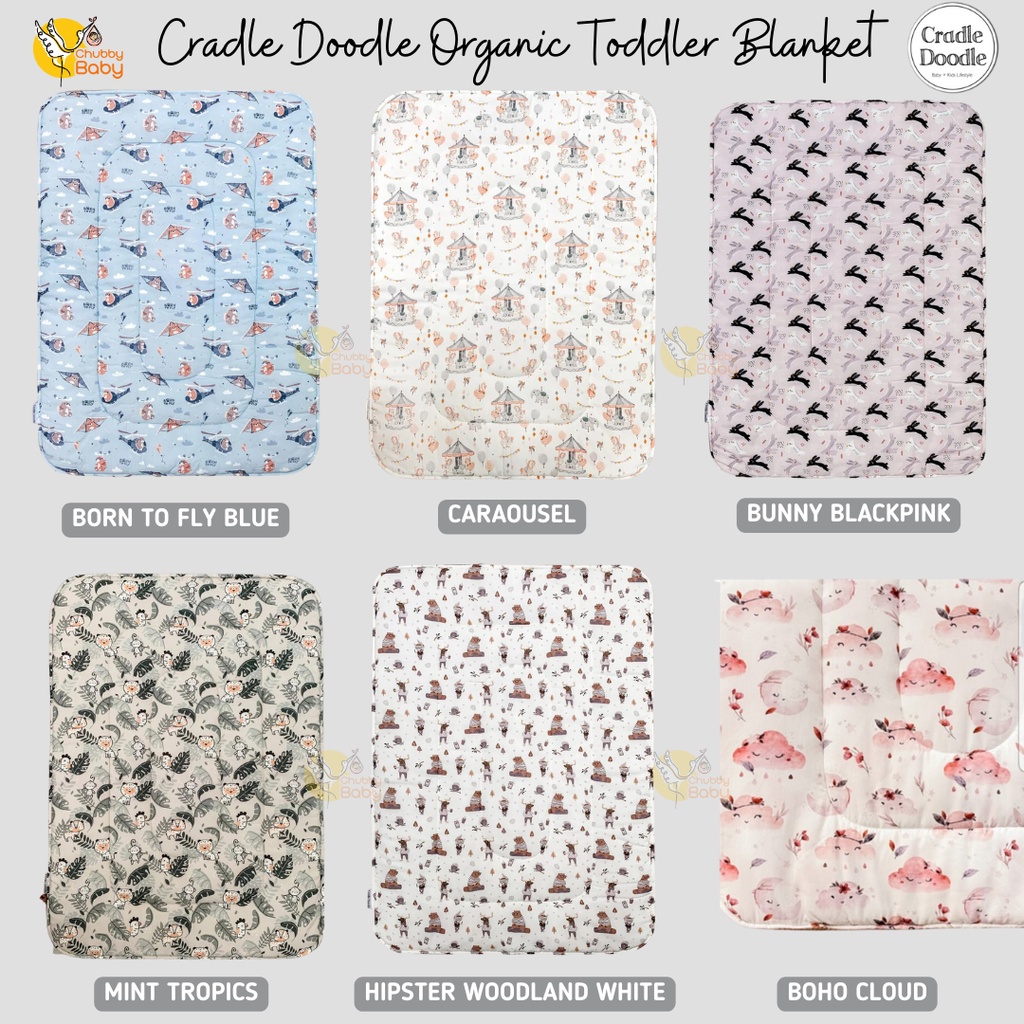 Cradle Doodle - Organic Toddler Blanket | Selimut Anak