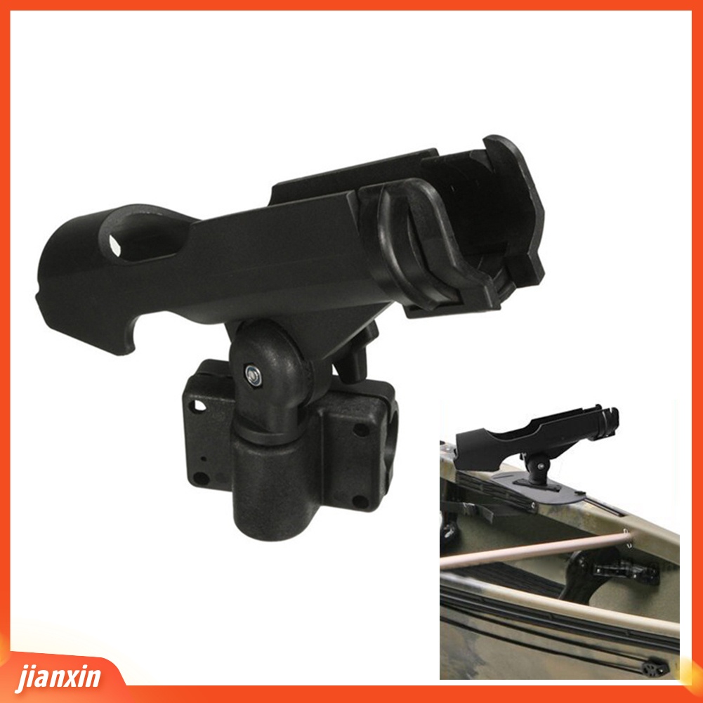 (In Stock) Bracket Holder Pancing Dapat Diputar Dengan Sekrup Untuk Boat Kayaking Yacht Tackle