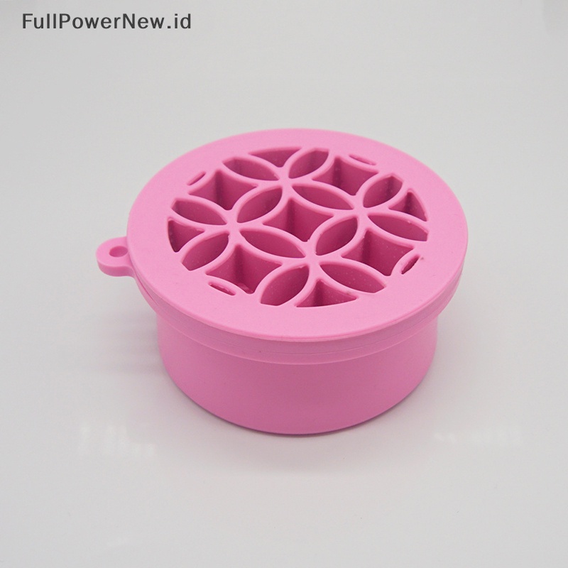 Power Silicone Foldable Brush Cup Kuas Makeup Rak Pengering Pembersih Tempat Cuci ID