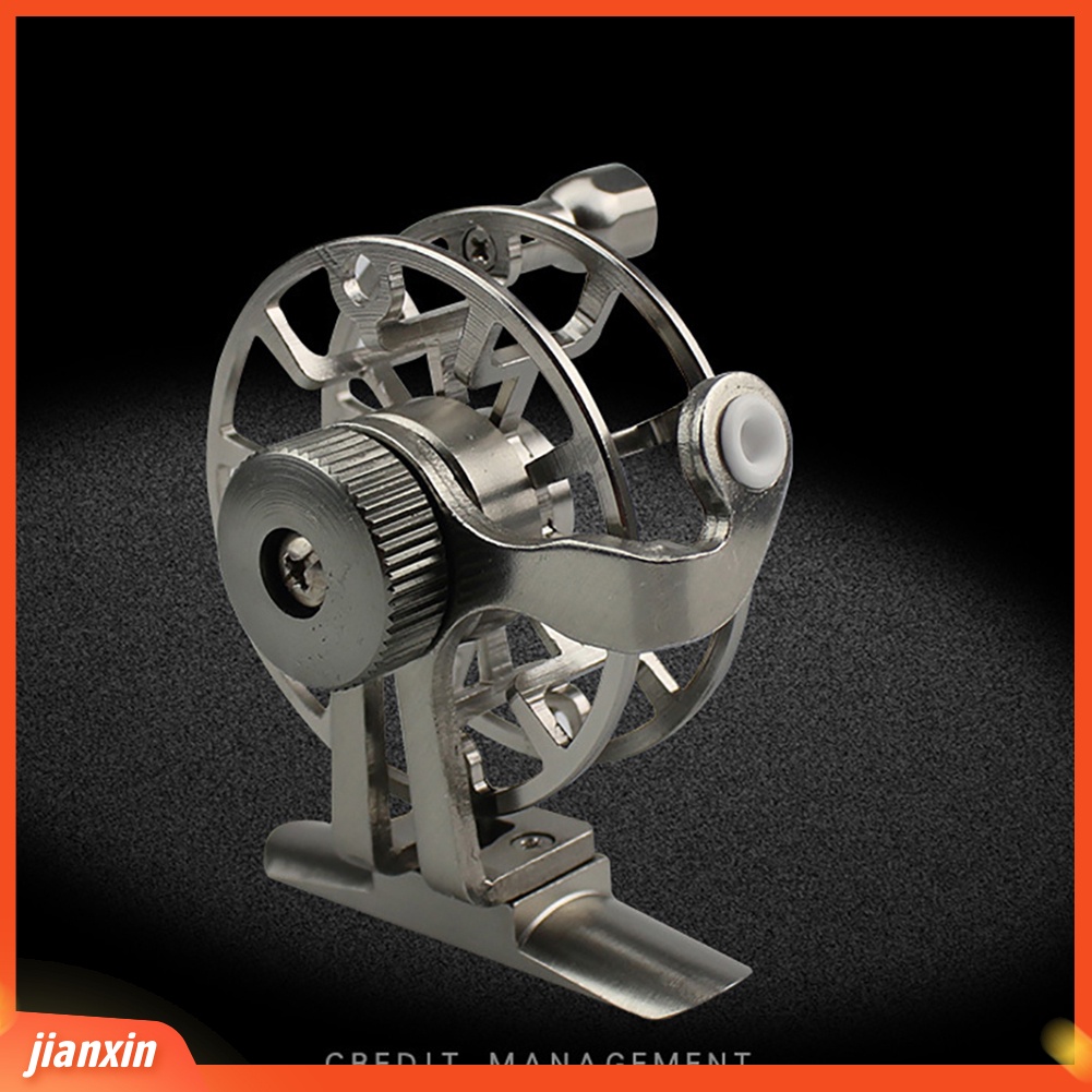 (In Stock) Perlengkapan Memancing Aluminium Alloy Fly Fish Reel Mantan Ice Line Vessel Wheel Tool