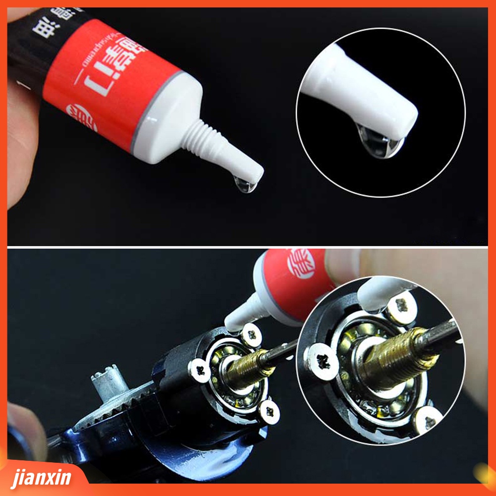 (In Stock) 2Pcs Reel Pancing Spinning Wheel Bearing Pemeliharaan Pelumas Oil Grease Set