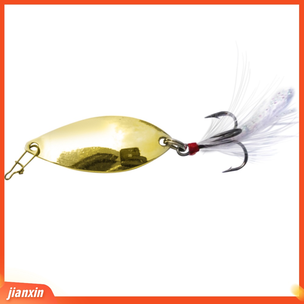 (In Stock) 4.5 cm Logam Mini Memancing Buatan Sendok Umpan Wobbler Ikan Renang Umpan Tackle