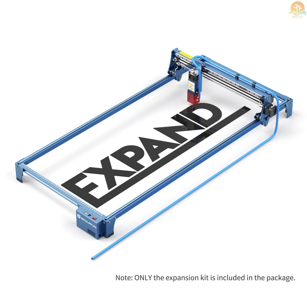 In Stock Sculpfun S10 Engraving Area Expansion Kit Untuk Sculpfun S10 Mesin Ukir Y-axis Extension Kit Engraving Area Ke Poros Aluminium Slot V 940x410mm Langsung Pasang