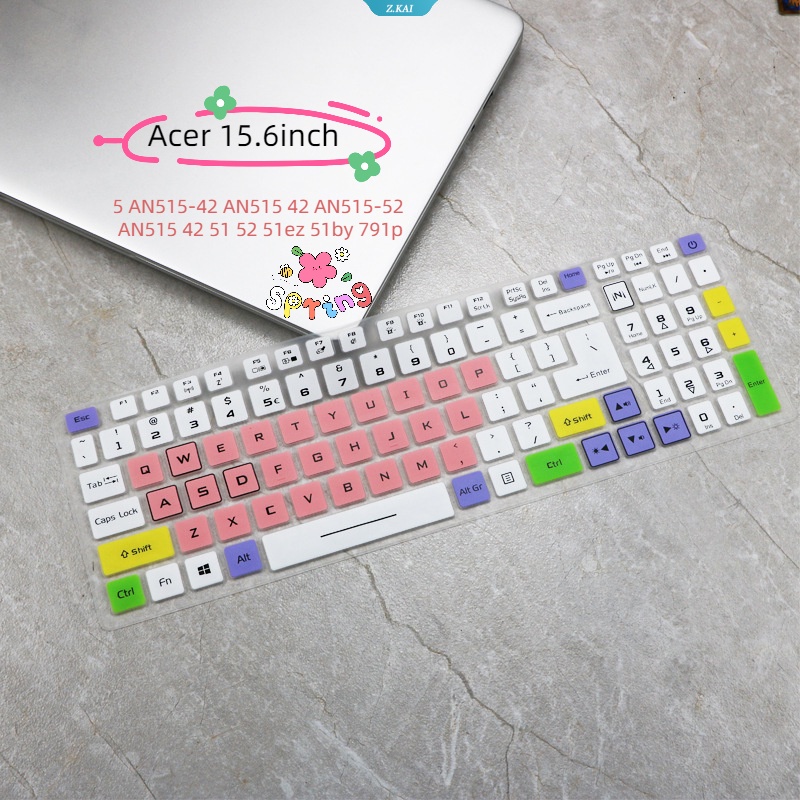 Cover Film Keyboard Silikon Acer Laptop 15.6inch Untuk Acer 5an515-42 AN515 42 AN515 42 AN515-52 AN515 42 51 52 51ez 51by Waterproof Full Coverage Film Pelindung [ZK].