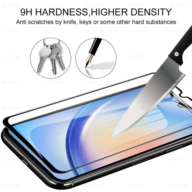 3pcs Tempered Screen Glass Untuk Samsung Galaxy Note10 S10 Lite Note20 S10e Film Untuk Samsung Galaxy S23 S22 S21 Plus S21 S20 FE Quantum 2film