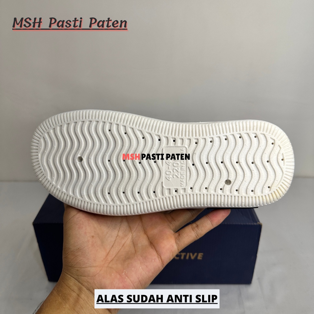 Sepatu Sandal Karet Wanita Tahan Air Dan Anti Slip Slip On Perempuan