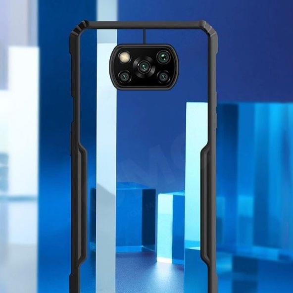 SALE S/P- CaSING COVER Case Poco X3 / X3 pro / X3 pro NFC Shockproof Transparent Hard Back Corners S