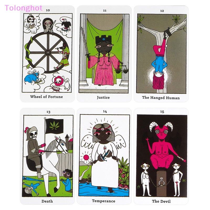 Tolonghot&gt; Empat Dua Puluh Tarot Ramalan Deck Pesta Keluarga Papan Permainan Kartu Pemula Fortune Telling Game well