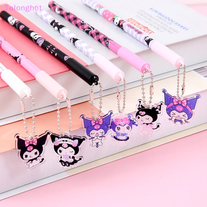 Tolonghot&gt; 1pc Resin Patch Press Pen Gadis Kecantikan Tinggi Pena Logam Klip Pena Netral Super Cute Siswa Alat Tulis Dengan Baik