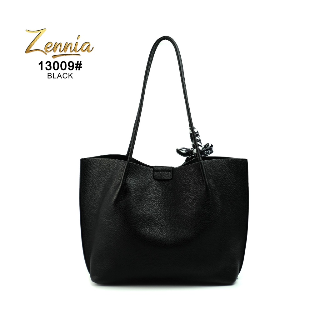 (TGS) Tas Tote Bag Kulit Zennia 13009 Tas Wanita Tas Bahu Tas Kerja 2 in 1