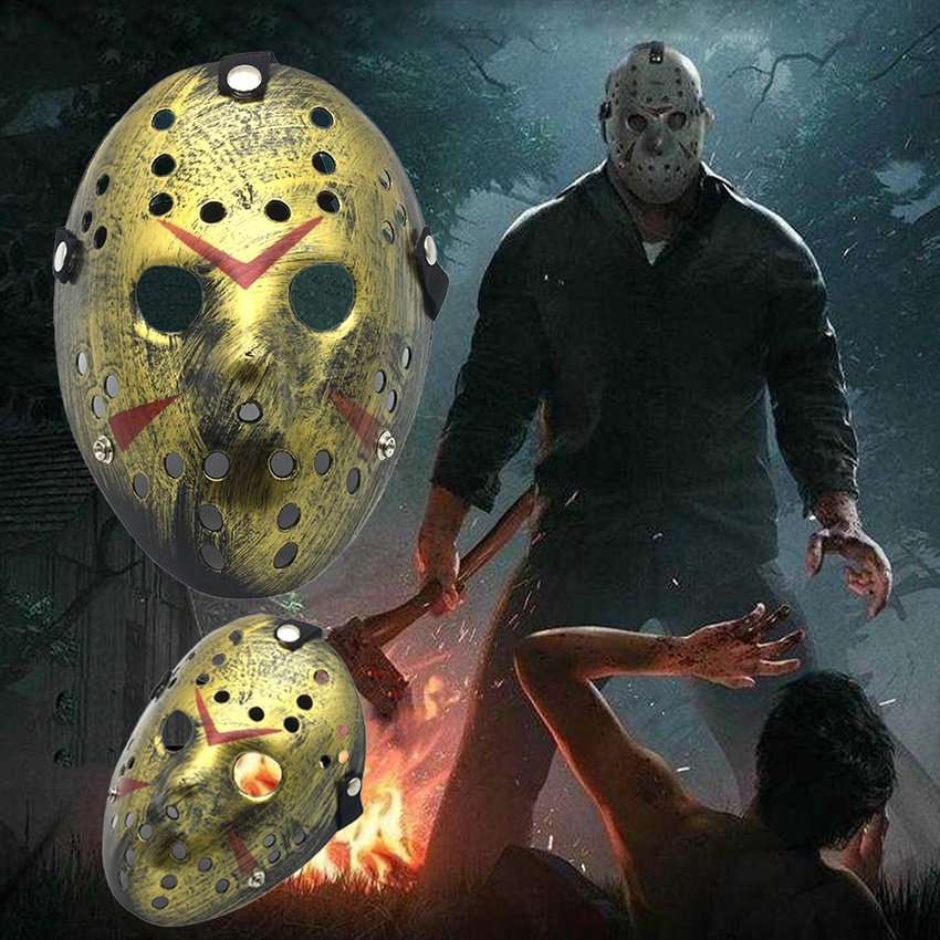 Topeng Jason Voorhees Friday The 13th Mask Killer Topeng Cosplay Halloween