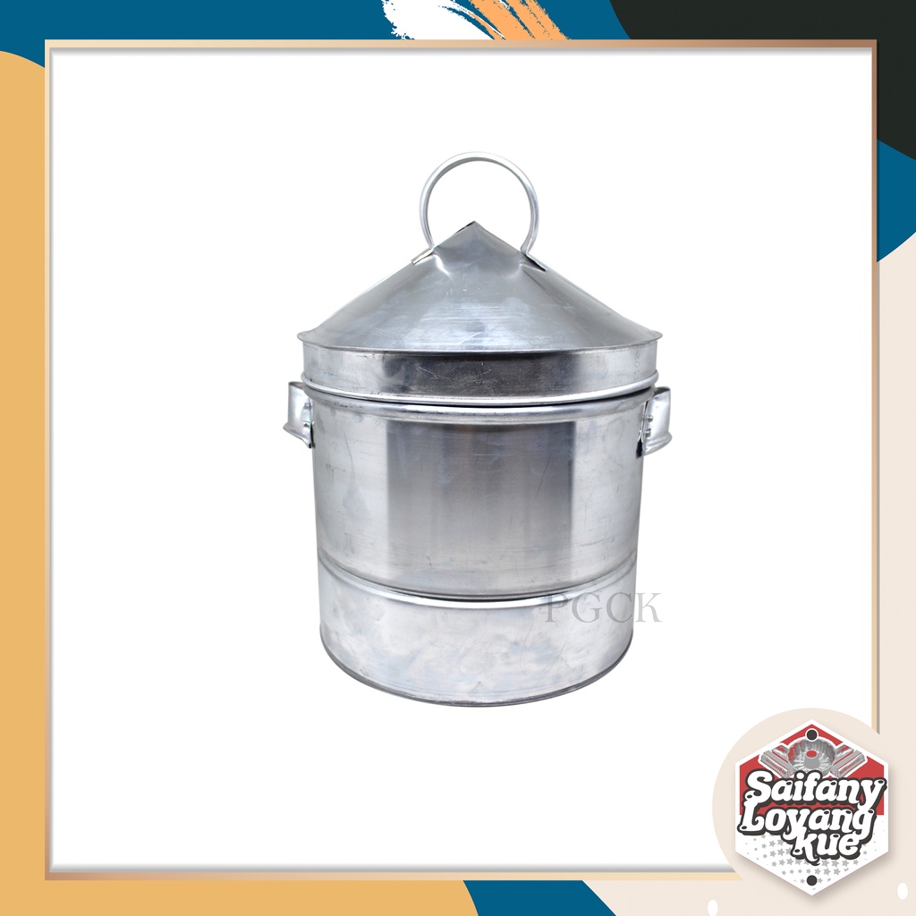 Dandang Nasi Soblukan 2kg / Dandang Kukus Murah Bahan Aluminium / Dandang Saja