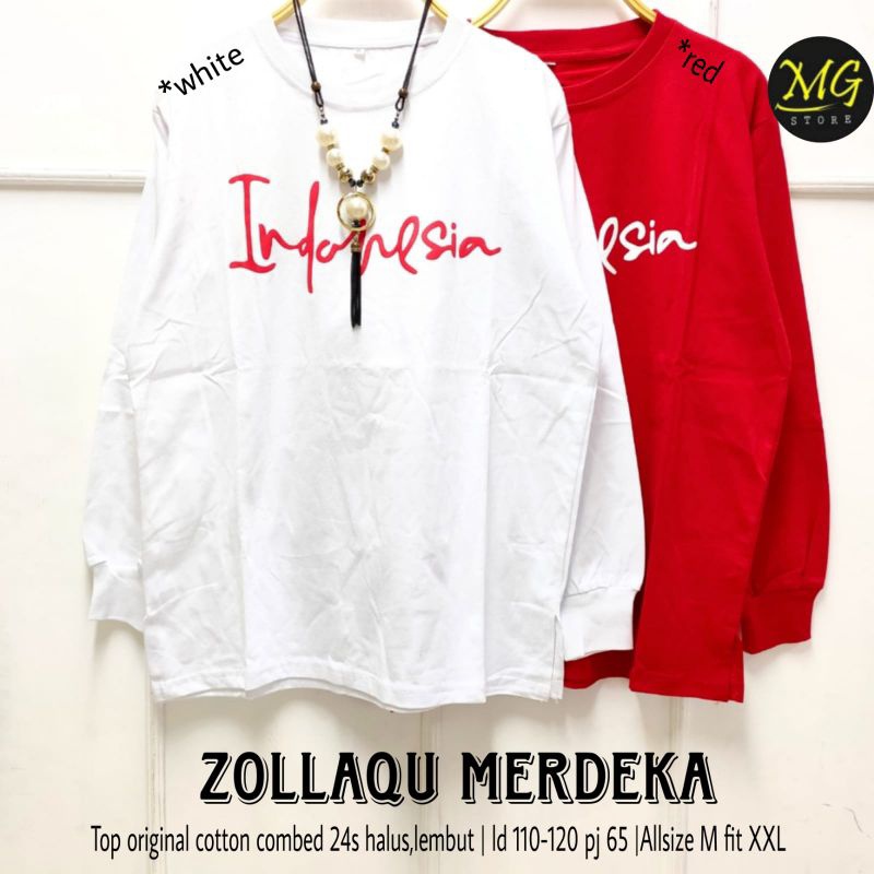 ZOLLAQU BLOUSE ORI MG STORE | Edisi Kemerdekaan