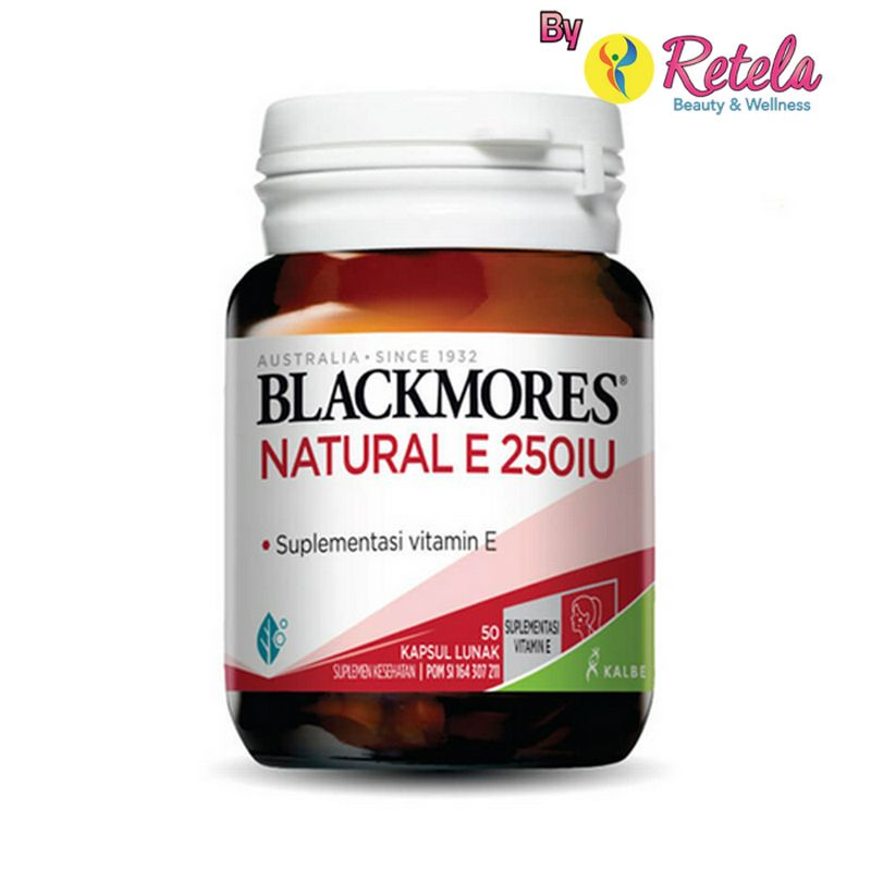 Blackmores Natural E250iu 1 Botol 50 Tablet