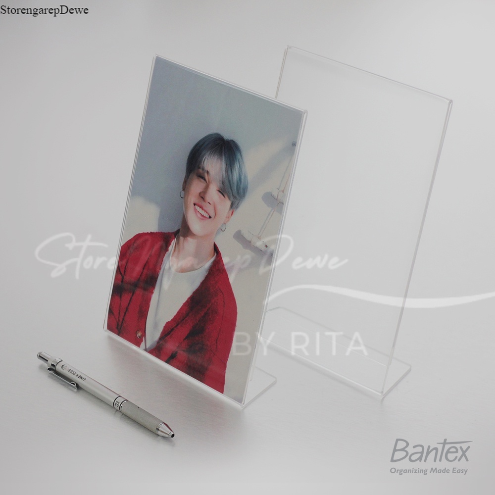 

Bantex A5 Acrylic Slanted Display 8853 08 Poster Sign Holder / Photocard PC Holder / Tent Holder / Tent Card Papan Akrilik Display real barang original bantex