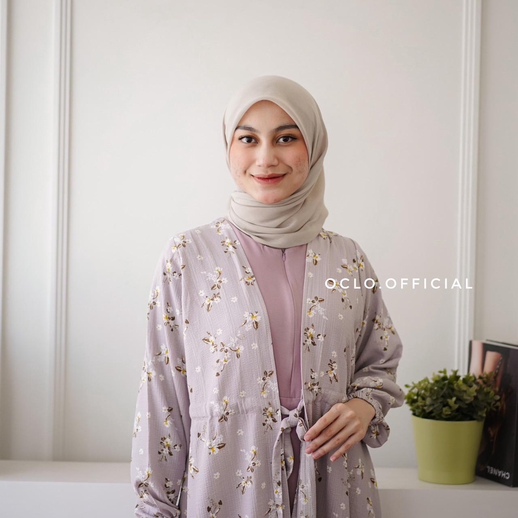 Oclo | Elyazri Dress Basic Inner Outer Serut Busui