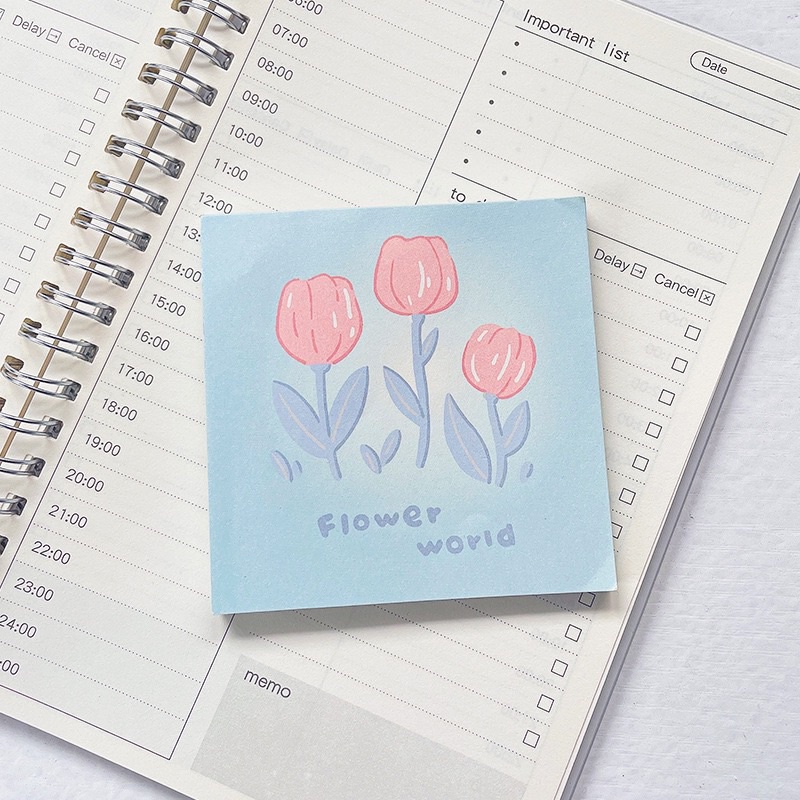 

Memo Bunga Lucu 50 Lembar [thehanscorner] 3