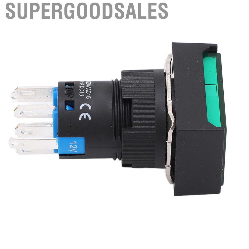 Supergoodsales Momentary Push Button Switch  Easy Operation 250V Rated Insulation Voltage Stable Set for Electric Power Motors