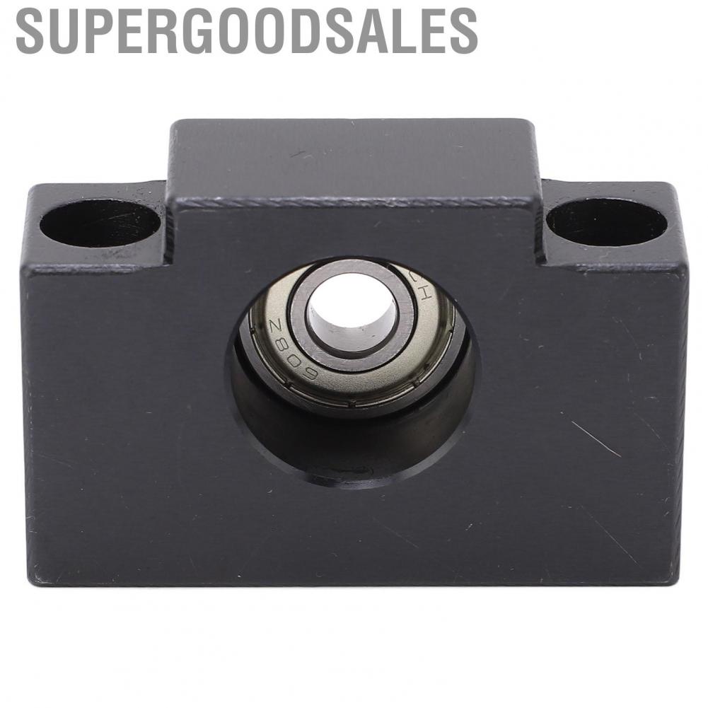 Supergoodsales Ball Screw End Support  Carbon Steel Stable Working Ballscrew Bearing Block Durable for Replacement