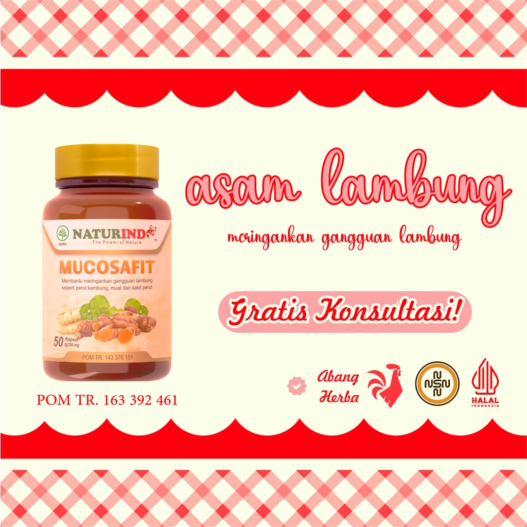 

Mucosafit (Herbal untuk lambung dan gangguan pencernaan)