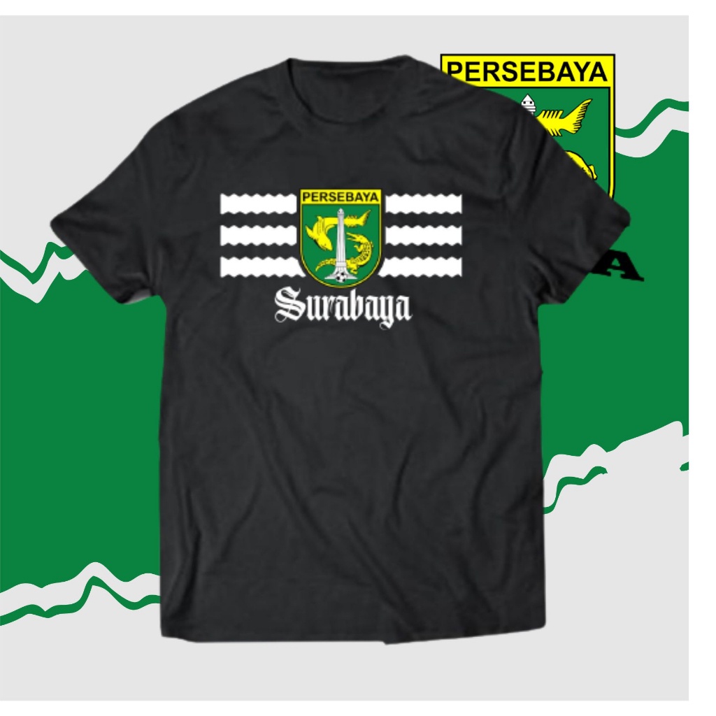 kaos persebaya warna hitam  jersey persebaya surabaya persebaya store official kaos bonek kaos bonek