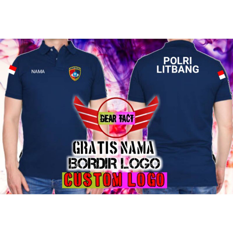 KAOS BAJU POLRI LITBANG