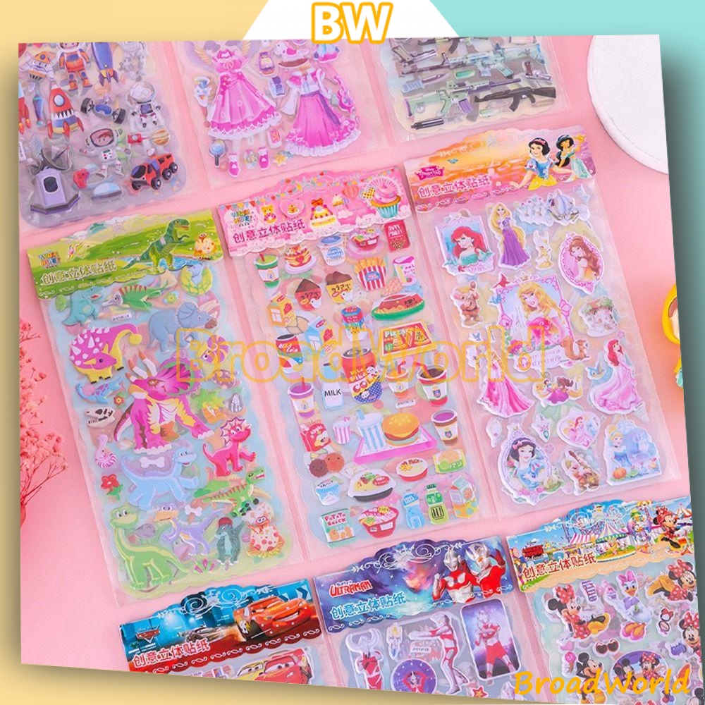 

Stiker Timbul Random/ Stiker Mainan Anak Timbul / Stiker Anak 3D/ Stiker Karakter / Stiker Mainan Anak Perempuan / Stiker Karakter Anak / Stiker Tempel