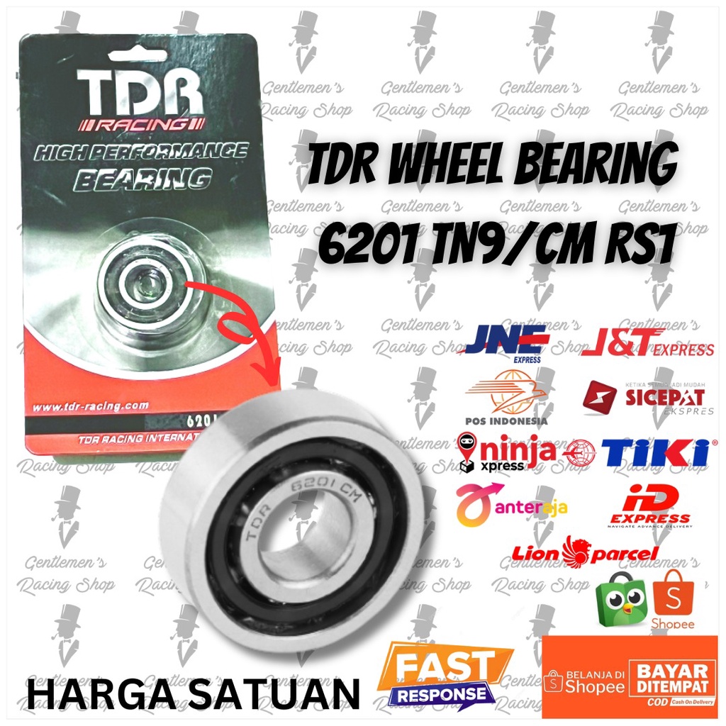 Bearing Roda Depan Honda vario,sonic, PCX merk TDR 6201