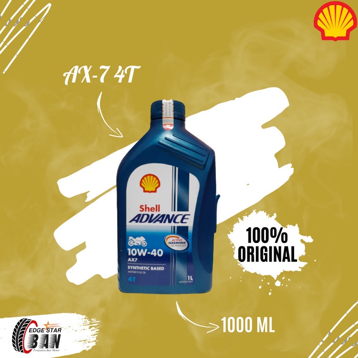 OLI MOTOR SHELL ADVANCE AX 7 - 1L OLI MOTOR BEBEK/SPORT