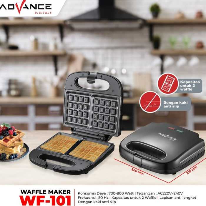 Advance WF-101 Waffle Maker Pembuat Wafel