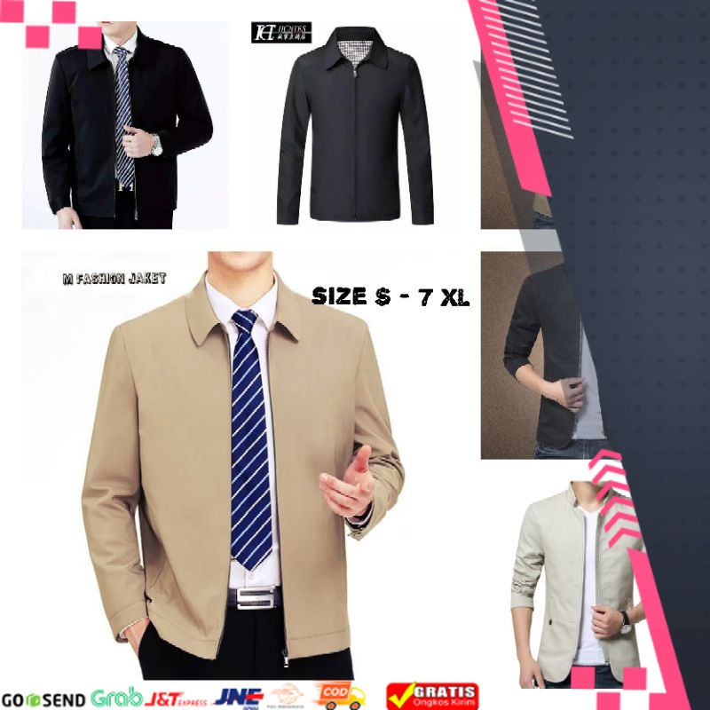 JAKET FORMAL KEREN NYAMAN DESAIN NEW /semi jas ukuran jumbo / jaket pria formal big size / blazer pr