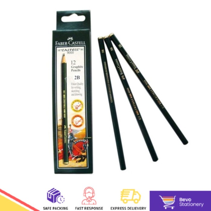 

Bevo Stationery - Pensil Faber Castell 2B (Castell 9000)