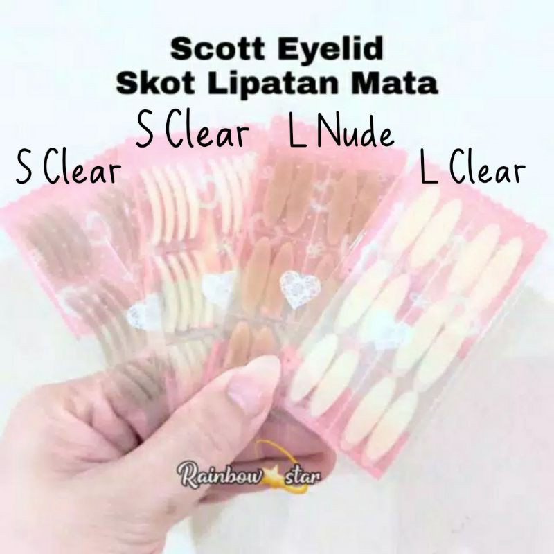 Skot Lipatan Mata / Scott Eyelid / Stiker Liatan Mata