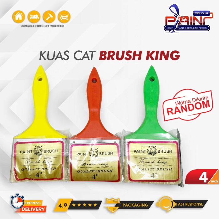 

Kuas Cat Brush King 4 inc koas Paint Brush